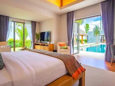 Villa de luxe 4 chambres de style balinais à vendre, Thalang, Phuket
