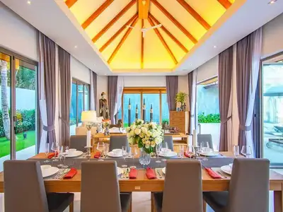 Villa de luxe 4 chambres de style balinais à vendre, Thalang, Phuket