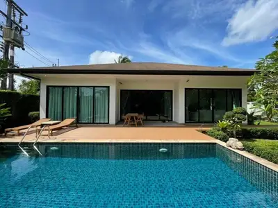 Belle villa tropicale avec piscine 3 chambres à louer, Layan, Phuket