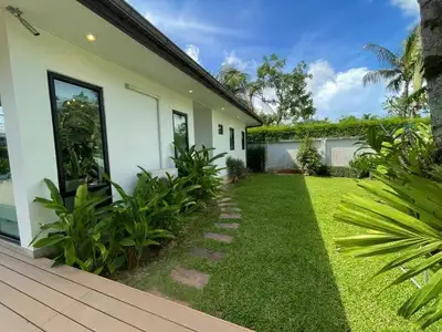 Belle villa tropicale avec piscine 3 chambres à louer, Layan, Phuket