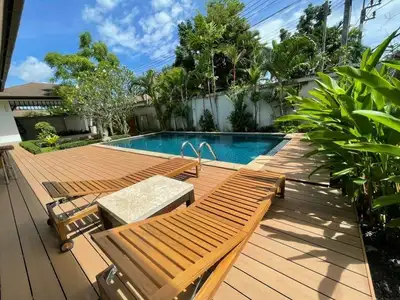 Belle villa tropicale avec piscine 3 chambres à louer, Layan, Phuket