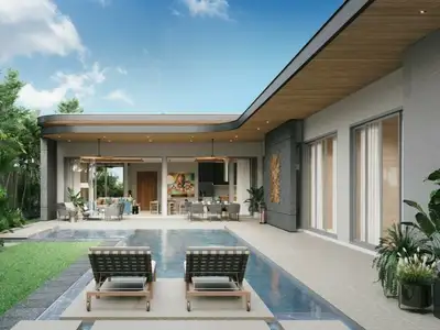 Villa moderne avec piscine 3 chambres à vendre, Layan, Phuket