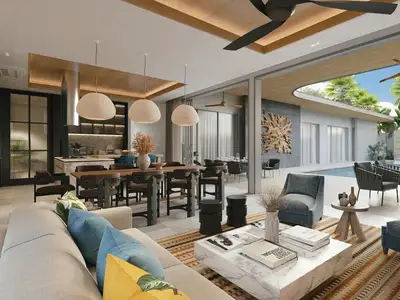 Villa moderne avec piscine 3 chambres à vendre, Layan, Phuket