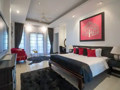 Baan Sawan, villa avec piscine privée 5 chambres vue mer à Rawai