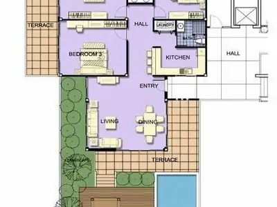 Penthouse 3 chambres avec piscine privée à vendre à Choeng Thale, Phuket