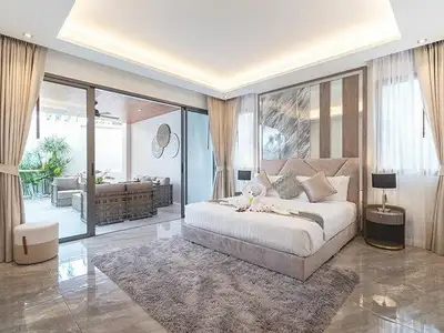 Villa 3 chambres avec piscine privée à vendre à Choeng Thale, Phuket
