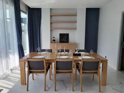 Villa avec piscine 3 chambres à louer près de la BISP – à Ratsada, Mueang Phuket