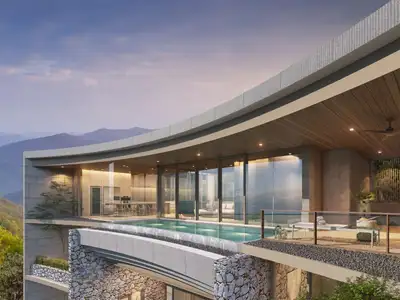 Villa avec piscine 4 chambres et vue panoramique sur l'océan à vendre – à Bang Tao, Phuket