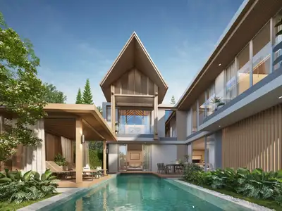 Villa luxueuse 3 chambres de 306 m² avec piscine privée à vendre à Bang Tao, Phuket