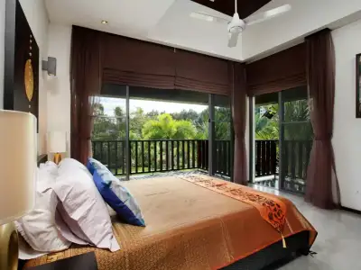 Villa privée avec piscine à louer, à distance de marche de la plage, Choeng Thale, Phuket