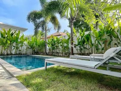Trichada – Villa avec piscine 3 chambres à louer à Choeng Thale