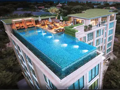Appartement 2 chambres vue mer à vendre à Choeng Thale, Phuket