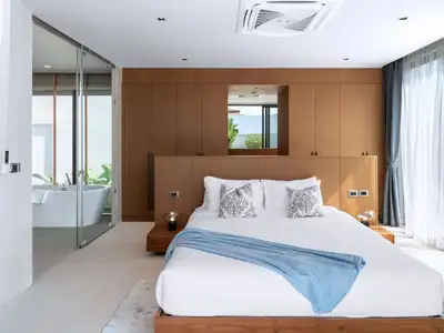 Botanica Modern Loft – Villa 3 chambres avec piscine privée à Choeng Thale