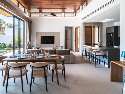 Botanica Modern Loft – Villa 3 chambres avec piscine privée à Choeng Thale
