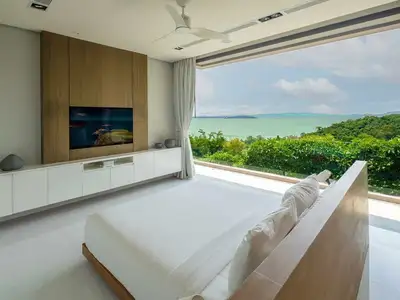 Superbe villa vue mer à vendre à Pa Khlok, Phuket