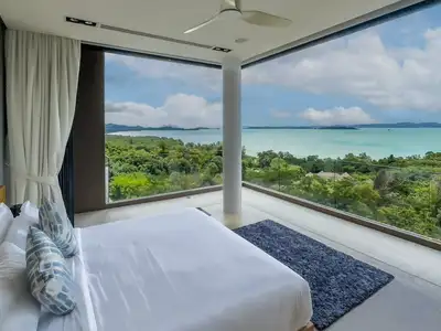 Superbe villa vue mer à vendre à Pa Khlok, Phuket