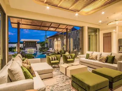 Garden Atlas Villa – 3+1 chambres avec piscine privée à louer à Choeng Thale