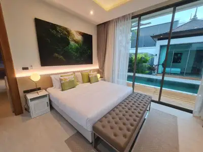 The Teak Villa – 5 chambres avec piscine privée à louer à Choeng Thale