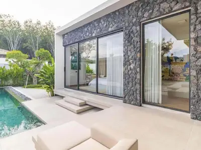 Botanica Modern Loft – 4 chambres avec piscine privée à louer à Choeng Thale