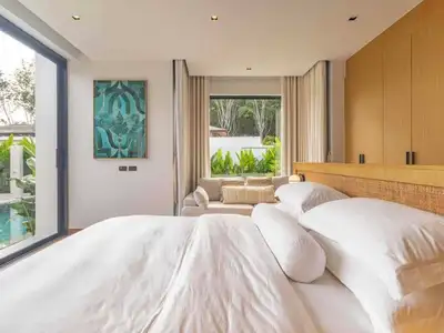 Botanica Modern Loft – 4 chambres avec piscine privée à louer à Choeng Thale