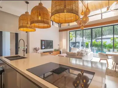 Botanica Modern Loft – 4 chambres avec piscine privée à louer à Choeng Thale