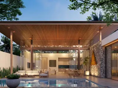 Mono Champaca Villas, Phuket : villas avec piscine exclusives à vendre à Layan – Nai Thon Beach