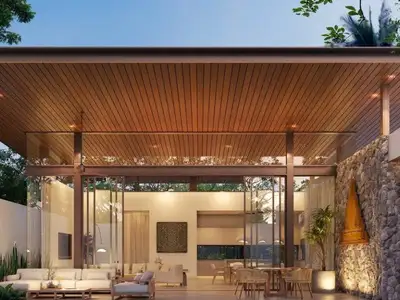 Mono Champaca Villas, Phuket : villas avec piscine exclusives à vendre à Layan – Nai Thon Beach