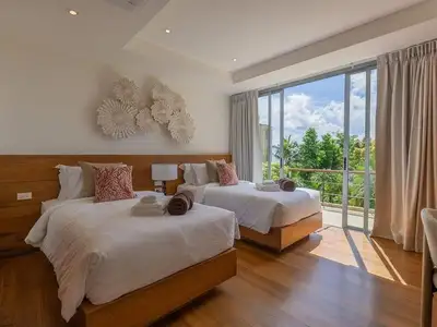 Villa avec piscine privée 5 chambres vue mer près de Surin Beach, Choeng Thale