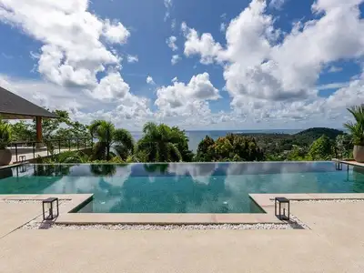 Villa avec piscine privée 5 chambres vue mer près de Surin Beach, Choeng Thale