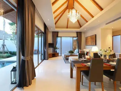 Luxueuse villa 4 chambres avec piscine privée en location annuelle à Anchan Hill, Choeng Thale