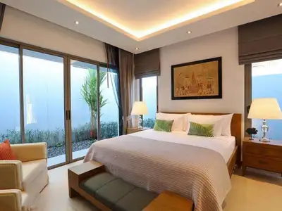 Luxueuse villa 4 chambres avec piscine privée en location annuelle à Anchan Hill, Choeng Thale