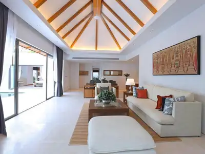 Luxueuse villa 4 chambres avec piscine privée en location annuelle à Anchan Hill, Choeng Thale