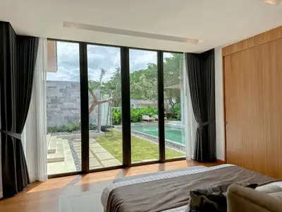 Villa Botanica : élégante villa avec piscine 4 chambres à louer à Layan