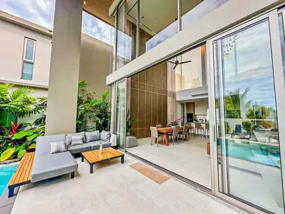 Bang Tao | Villa luxueuse 4 chambres à louer à Phuket – Piscine privée & jardin | SC17022504