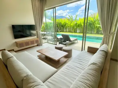 Trichada Breeze – Élégante villa avec piscine 3 chambres à louer à Bang Tao, Phuket