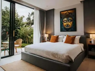 Villa de luxe avec piscine de style loft moderne à louer à Cherngtalay, Phuket