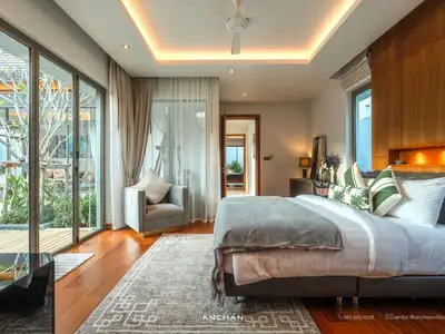 Élégante villa avec piscine 2 chambres à louer à Anchan Flora – Art de vivre luxueux à Phuket