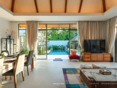 Élégante villa avec piscine 2 chambres à louer à Anchan Flora – Art de vivre luxueux à Phuket