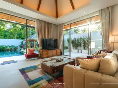 Élégante villa avec piscine 2 chambres à louer à Anchan Flora – Art de vivre luxueux à Phuket