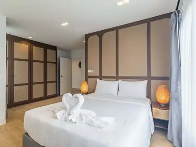 Élégante villa 3 chambres en location longue durée près de Laguna Phuket avec accès piscine