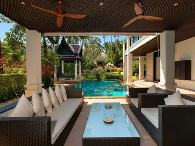 Villa en location longue durée au Maan Tawan Estate – Élégante 4 chambres près de Layan Beach, Phuket