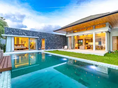 Villa privée neuve avec piscine 4 chambres à louer à Botanica Foresta, Phuket