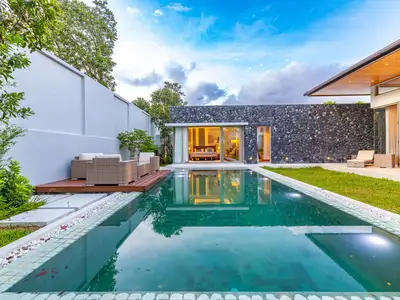 Villa privée neuve avec piscine 4 chambres à louer à Botanica Foresta, Phuket