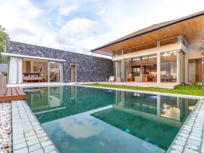 Villa privée neuve avec piscine 4 chambres à louer à Botanica Foresta, Phuket