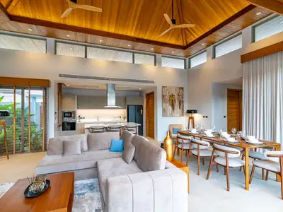 Villa privée neuve avec piscine 4 chambres à louer à Botanica Foresta, Phuket