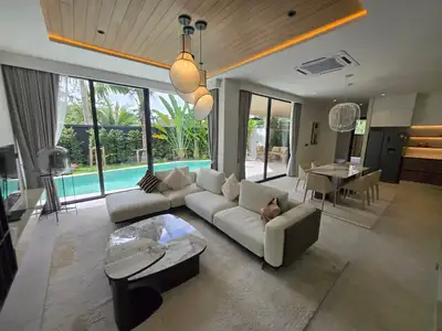 Villa moderne avec piscine 3 chambres à vendre près de Layan Beach – Phuket