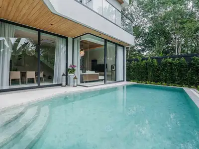 Villa moderne avec piscine 3 chambres à vendre près de Layan Beach – Phuket